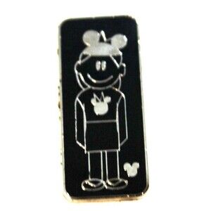 Disney Hidden Mickey Little Girl Pin 1 of 5 Park Exclusive Trading Pin 2008